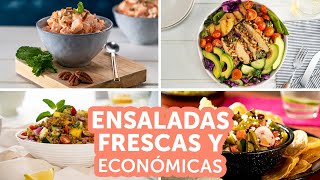 Ensaladas frescas y económicas  Kiwilimón [upl. by Chaffin]