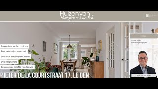 Te koop Pieter de la Courtstraat 17 Leiden  Hoekstra en van Eck Makelaars  Méér Makelaar [upl. by Nylynnej]