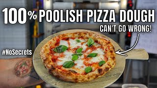 How To Make Best Neapolitan Pizza  100 Poolish Recipe In Electric Oven [upl. by Garibold487]