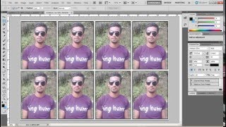 Creating Passport Size photo in Photoshop cs5 [upl. by Zelde]