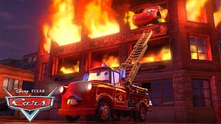 Mater Rescues Lightning McQueen  Pixars Cars Toon  Mater’s Tall Tales [upl. by Durstin]