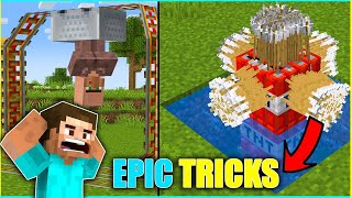 Minecraft Top 6 Most Epic Tricks That You should Try Minecraft Hindi [upl. by Tsan756]