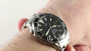 Omega Seamaster Diver 300m Chronometer 22545000 Luxury Watch Review [upl. by Keller]