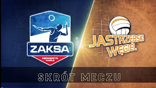 Grupa Azoty Zaksa Kędzierzyn Koźle vs Jastrzębski Węgiel 30  skrót meczu  1 finał Plusligi [upl. by Airbmac]