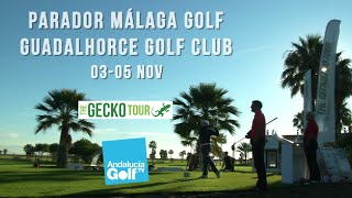 The Gecko Tour 201516 Parador de Málaga Golf  Guadalhorce Golf Club 2015 11  0305 [upl. by Adnohsek]