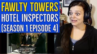 Fawlty Towers  Season 1 Episode 4  Hotel Inspectors  REACTION highlight reel [upl. by Coad75]