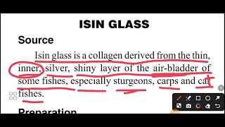 ISIN GLASS Semisolid VehiclePharmacyBHMS 1st Year DHP AIAPGET MO HMO UPSC [upl. by Orren]