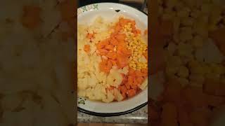 Veqan mayonezli sadə salat 🌱🥕🥔🌽Vegan Mayonnaise Simple Salad🌱🥕🌽 vegan veganrecipes veganlife [upl. by Peggie]