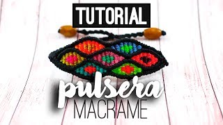 Pulsera Reciclada Rellena»♻️ tutorial  como hacer brazalete de hilo  diy ● Friendship bracelet 78 [upl. by Ahsekram]