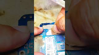 samsung a03scpu reballing part1cleaning cpu socket and cpu lifting [upl. by Corbie]