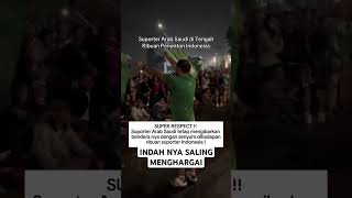 INI LAH YANG TERJADI KETIKA SUPORTER ARAB SAUDI MENGIBARKAN BENDERA DI DEPAN SUPORTER INDONESIA😱 [upl. by Gitlow]