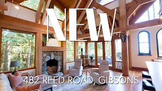 482 Reed Road  Gibsons BC  Offered at 1499000 [upl. by Daphna]