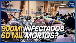 Surto de Covid China altera número de mortes de 37 para 60 mil [upl. by Eilliw930]