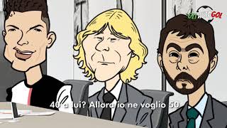 GLI AUTOGOL CARTOON  Lesonero di Sarri [upl. by Karlen]