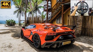 1400HP Lamborghini Aventador SVJ  Forza Horizon 5  g29 gameplay [upl. by Gene]