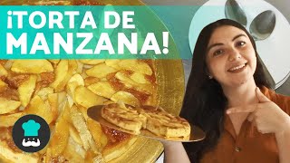 TORTA de MANZANA invertida con caramelo 🍎  Receta fácil [upl. by Agan]