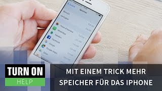 Trick schafft freien Speicher auf dem iPhone unter iOS 10 nicht mehr möglich  TURN ON Help [upl. by Dermott167]