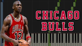 Chicago Bulls Theme  Sirius  Piano Tutorial [upl. by Ginny949]