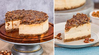 Spectacular Pecan Pie Cheesecake Recipe [upl. by Davita]