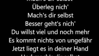 Silbermond  Machs Dir Selbst Lyrics [upl. by Kristina632]