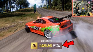 SUPRA ile DRÄ°FT REKORU KIRDIM  Forza Horizon 5 [upl. by Nodnek193]