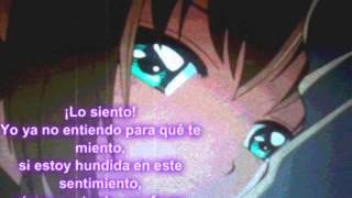 Danna Paola ft Noel Schajris quotSakura y Shaoranquot  No Es Cierto con letra [upl. by Lyndsay]