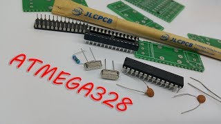 طريقة برمجة ال ATMEGA328 بشكل منفصل لاستخدامها في مشاريع PCB [upl. by Llorrad795]