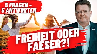 Freiheit oder Faeser 5 Fragen 5 Antworten [upl. by Belanger826]