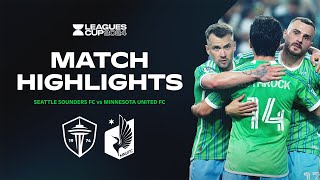 HIGHLIGHTS Seattle Sounders FC vs Minnesota United  July 26 2024 [upl. by Anwahs238]