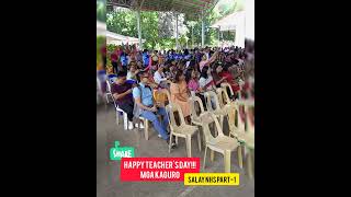 Teachers Day Celebration 2024 Salay NHS Part1 [upl. by Enyamrahs47]