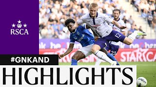 HIGHLIGHTS KRC Genk  RSC Anderlecht  20232024 [upl. by Ashby]