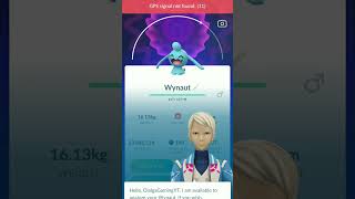 hatched wynaut baby pokemongo dialgagamingyt viralshort [upl. by Skippie900]