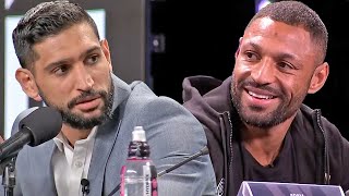 HIGHLIGHTS  AMIR KHAN VS KELL BROOK HEATED FINAL PRESS CONFERENCE amp FACE OFF VIDEO [upl. by Shela276]