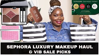 SEPHORA Makeup Haul  ampVIB SALE Recommendations [upl. by Mcconnell]