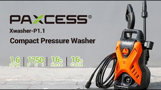 Paxcess Portable Pressure Car Washer Review Lightweight Power Washer [upl. by Seugram]