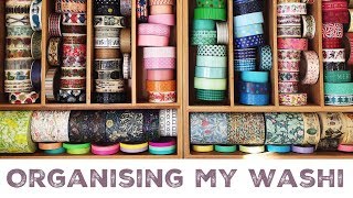 Organising My Washi Tape Collection [upl. by Cartie490]