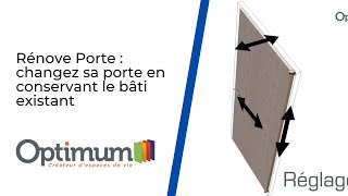 Changez sa porte en conservant le bâti existant avec Rénove Porte Optimum [upl. by Meil]