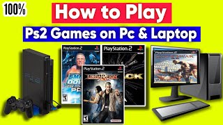 How to play PS2 Games on PCLAPTOP for Lifetime  PCSX2 Emulator setup  Clash Badshah [upl. by Afrika]