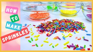 Birthday Cake Sprinkles  How To Make Sprinkles [upl. by Lebasy]