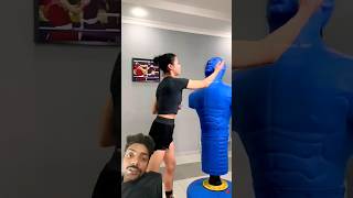 Dont do this while slapping 😱 shortsfeed viralvideo viralshorts kickboxing boxingshorts [upl. by Eidok]