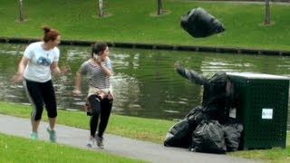 GARBAGE BAG  Scare Prank [upl. by Kirbie]