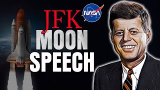 JFK Moon Speech  John Kennedy Speech FULL [upl. by Tiram]