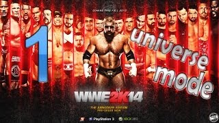 WWE 2K14 Universe Mode летсплей ч1 [upl. by Ilagam]