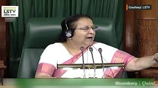 NoConfidenceMotion Sumitra Mahajan On Rahul Gandhis Hug To PM Modi [upl. by Yesdnik]