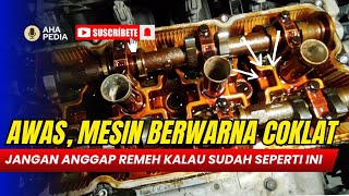 AWAS WARNA MESIN MOBIL JADI COKLAT TUA [upl. by Ainevul]