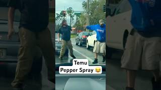 Road Rage With Temu Pepper Spray 😩😂 [upl. by Acinoed]