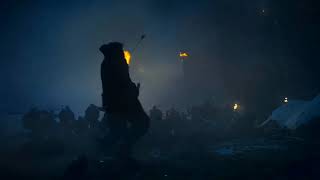 Melisandre Lights the Trench Around Winterfell  Game of Thrones  The Long Night HD [upl. by Jermaine]