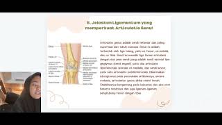 Anatomi dan ligamentum Articulatio genu dan os femur [upl. by Llerrom55]