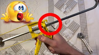 How to quickly fix silicone  caulking skeleton gun [upl. by Enyleve]