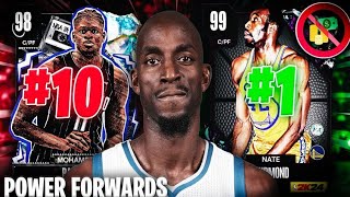 RANKING THE TOP 10 BEST NON GAMBLING POWER FORWARDS IN NBA 2K24 MyTEAM [upl. by Thilde]